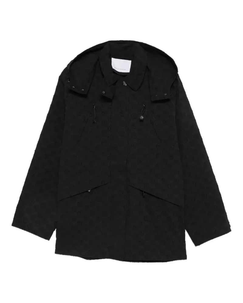 Cecilie Bahnsen Jacquard-Jacke - Schwarz Schwarz