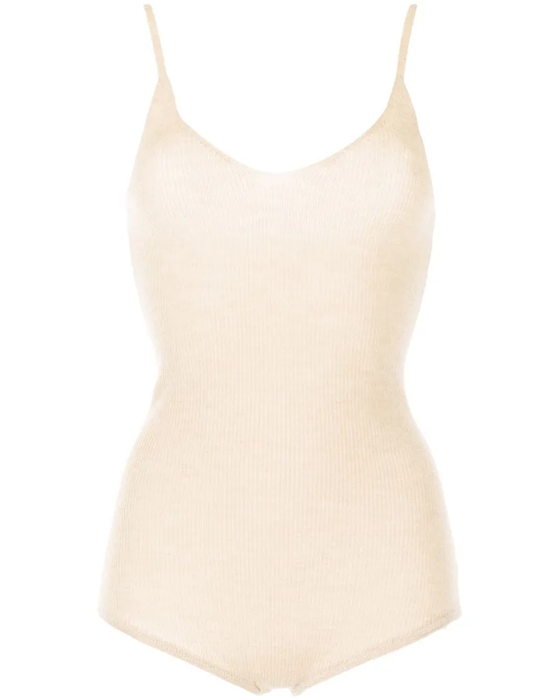 Cashmere In Love Joni Body aus Kaschmir - Weiß Weiß