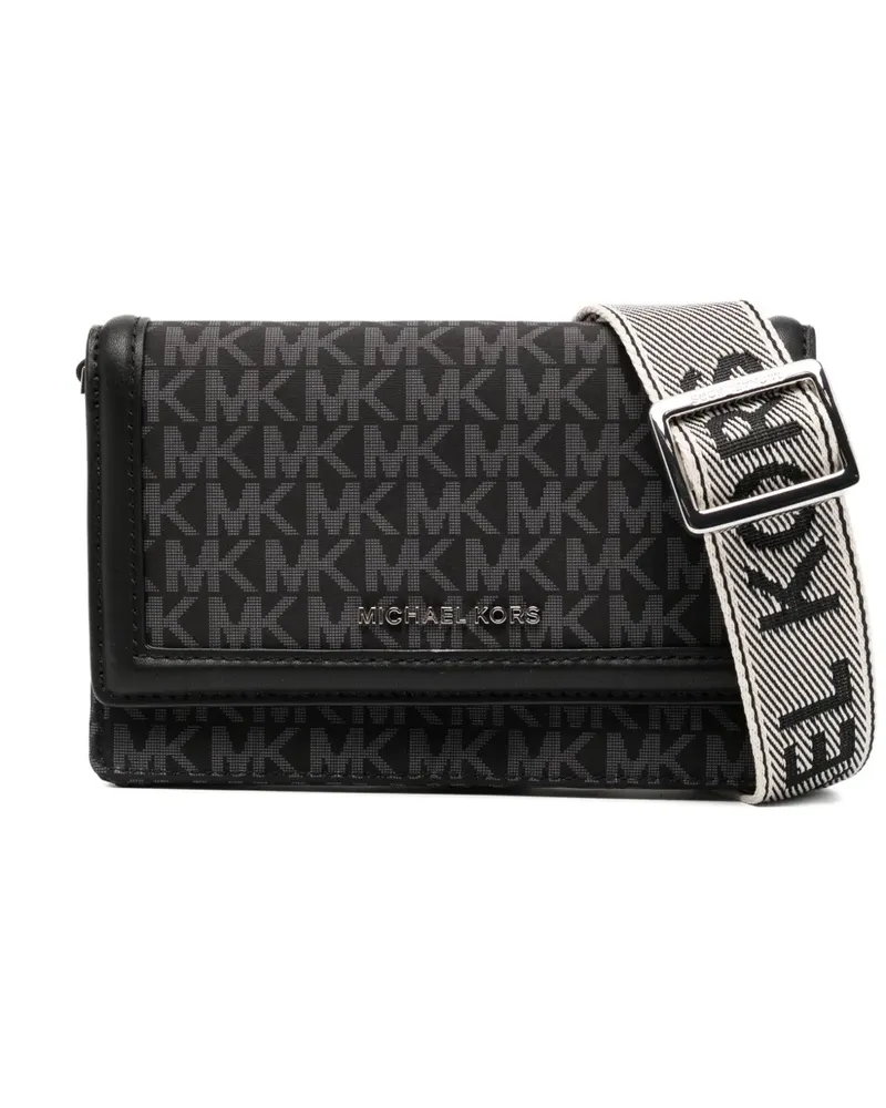 Michael Kors Kleine Jet Set Umhängetasche - Schwarz Schwarz