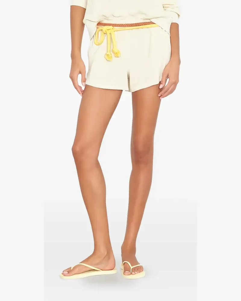 Xírena Hub rope-belt shorts - Nude Nude