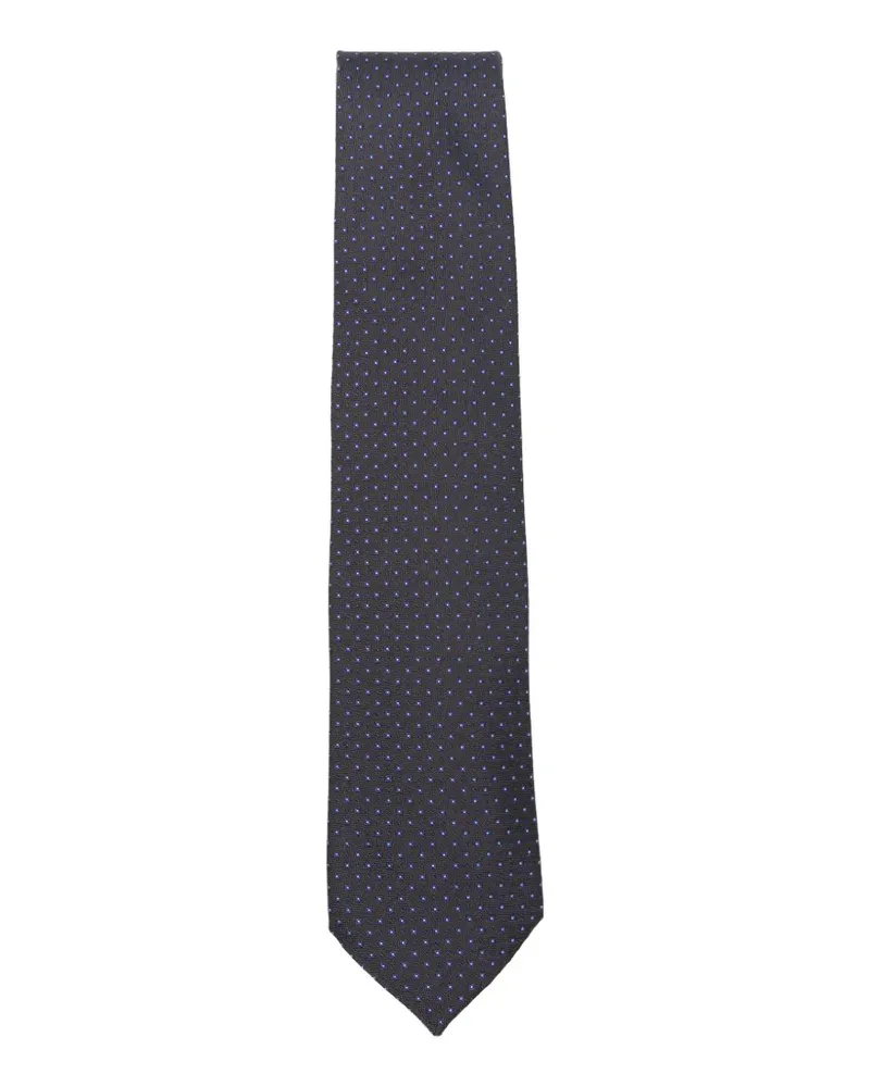 Corneliani Krawatte mit geometrischem Print - Blau Blau