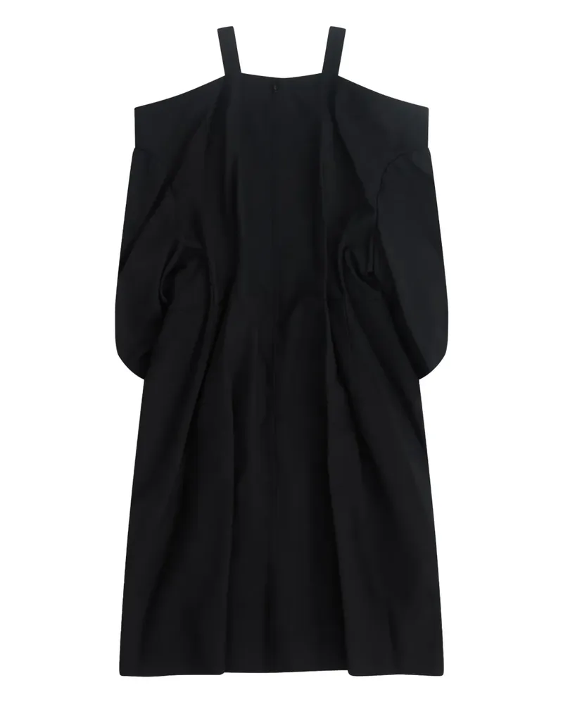 Noir Kei Ninomiya Schulterfreies Minikleid - Schwarz Schwarz