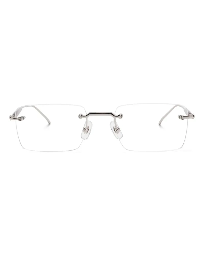 Montblanc Rahmenlose Brille - Silber Silber