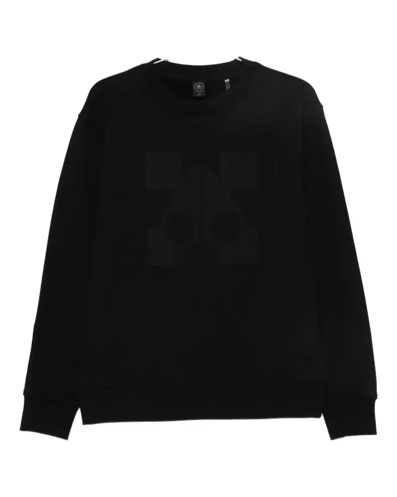 Moose Knuckles crew-neck sweatshirt - Schwarz Schwarz