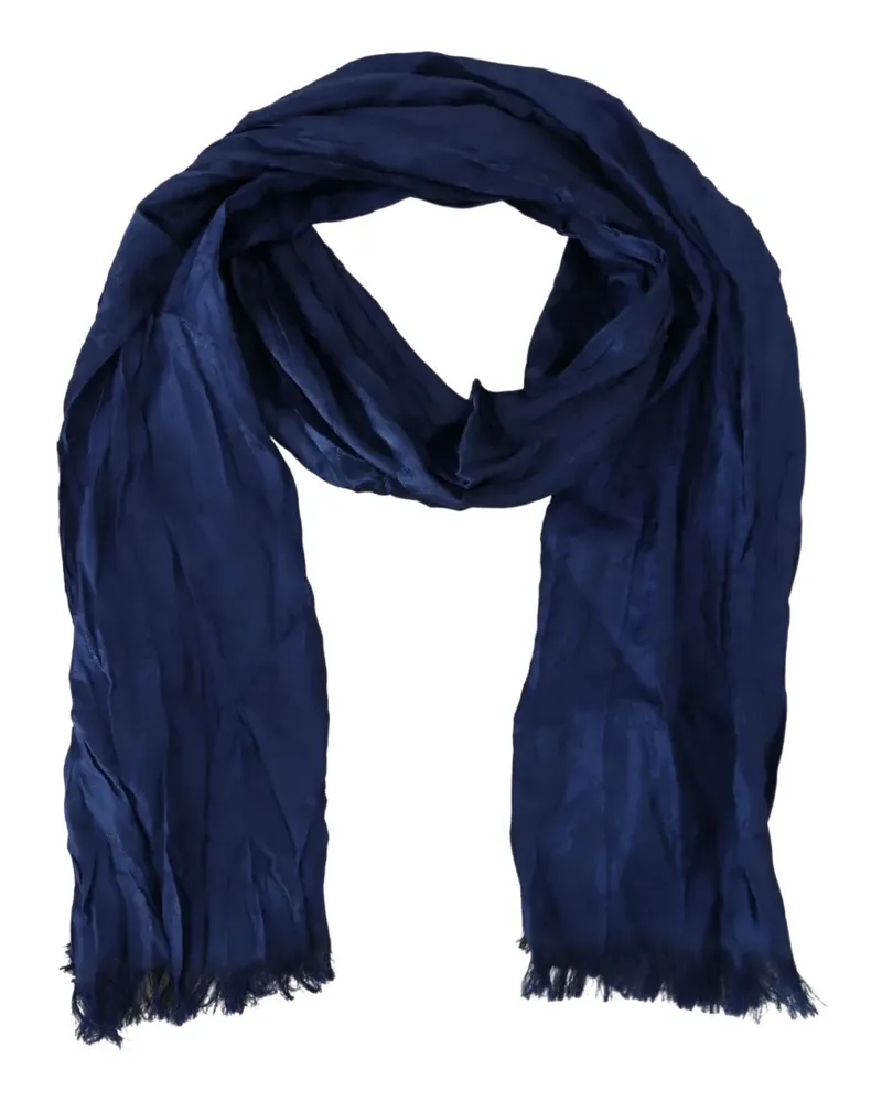 CoSTUME NATIONAL logo-jacquard silk scarf - Blau Blau