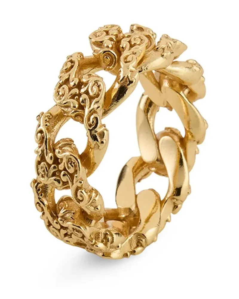 Emanuele Bicocchi Ring im Kettendesign - Gold Gold