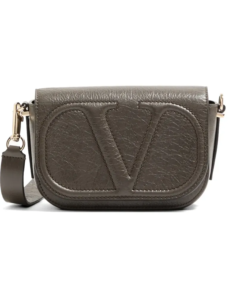 Valentino Garavani VLogo Walk small nappa shoulder bag - Grün Grün