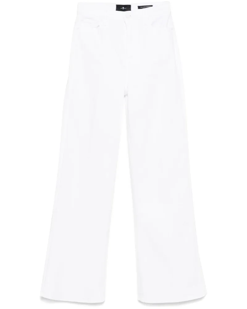 7 for all mankind Ultra Highrise Jo Jeans - Weiß Weiß