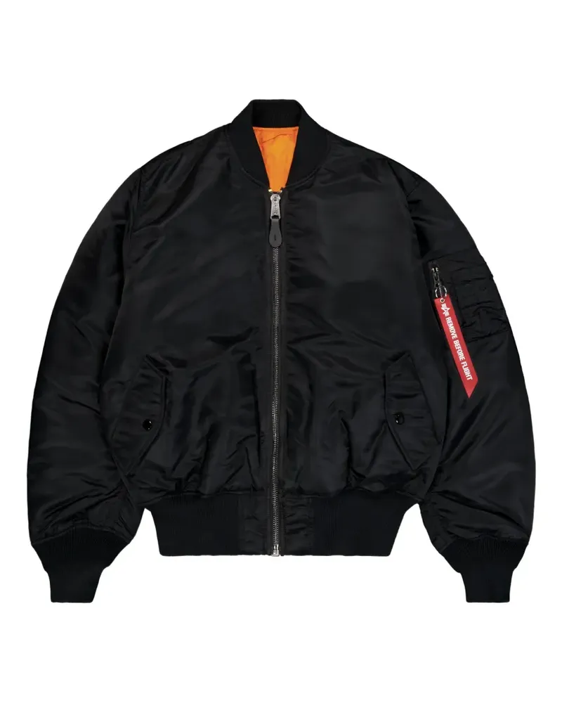 Alpha Industries MA-1 Heritage Bomberjacke - Schwarz Schwarz