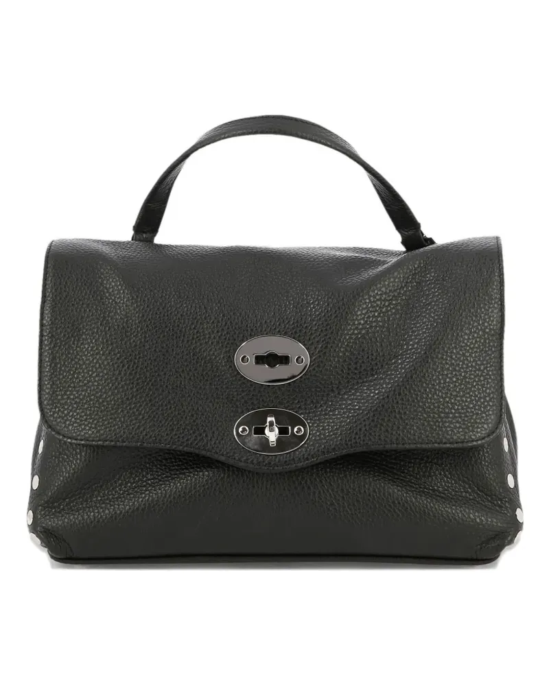 Zanellato Kleine Postina Handtasche - Schwarz Schwarz