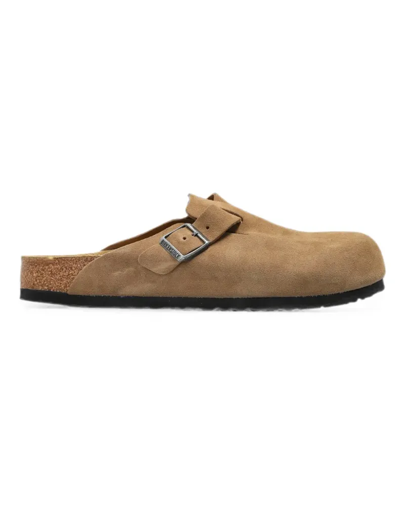 Birkenstock Boston suede mules - Braun Braun