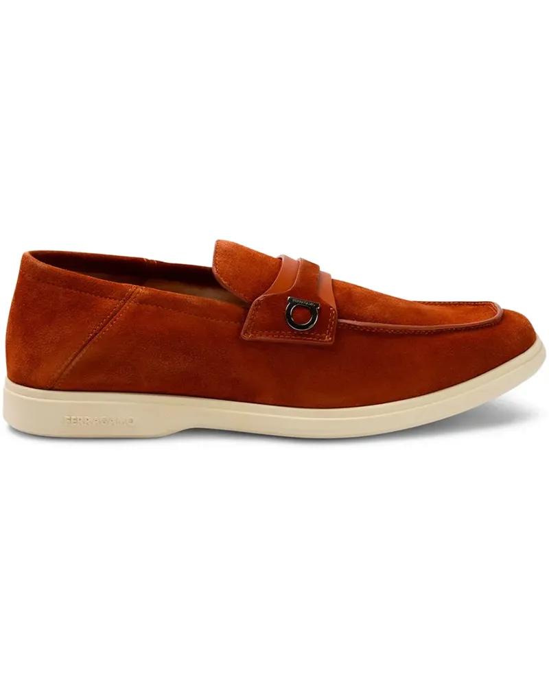 Ferragamo Klassische Penny-Loafer - Orange Orange
