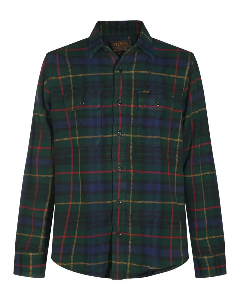 Filson Hemd mit Vintage-Check - Grün Grün