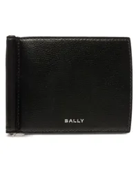 Bally Banque Portemonnaie mit Klappe Schwarz