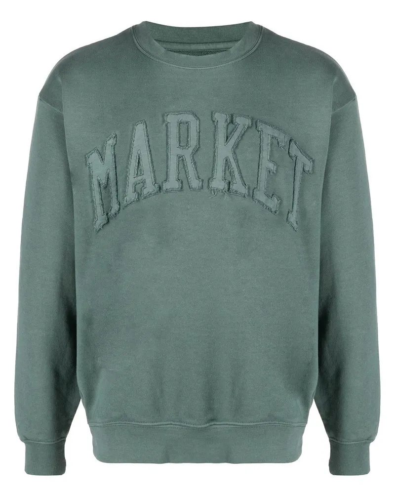 Market Sweatshirt mit Logo-Stickerei - Grün Grün