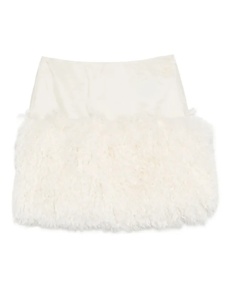 Moncler Rock mit flauschigen Details - Nude Nude