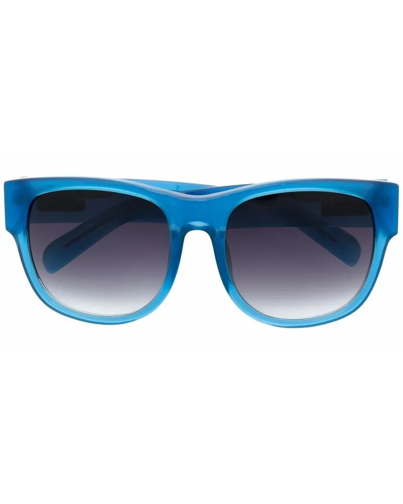 Linda Farrow Sonnenbrille mit Farbverlauf Blau