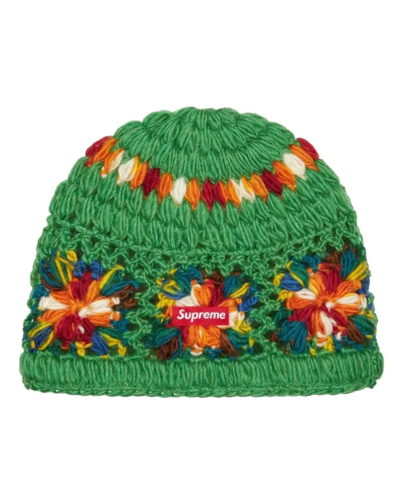 Supreme Being Gehäkelte Beanie - Grün Grün