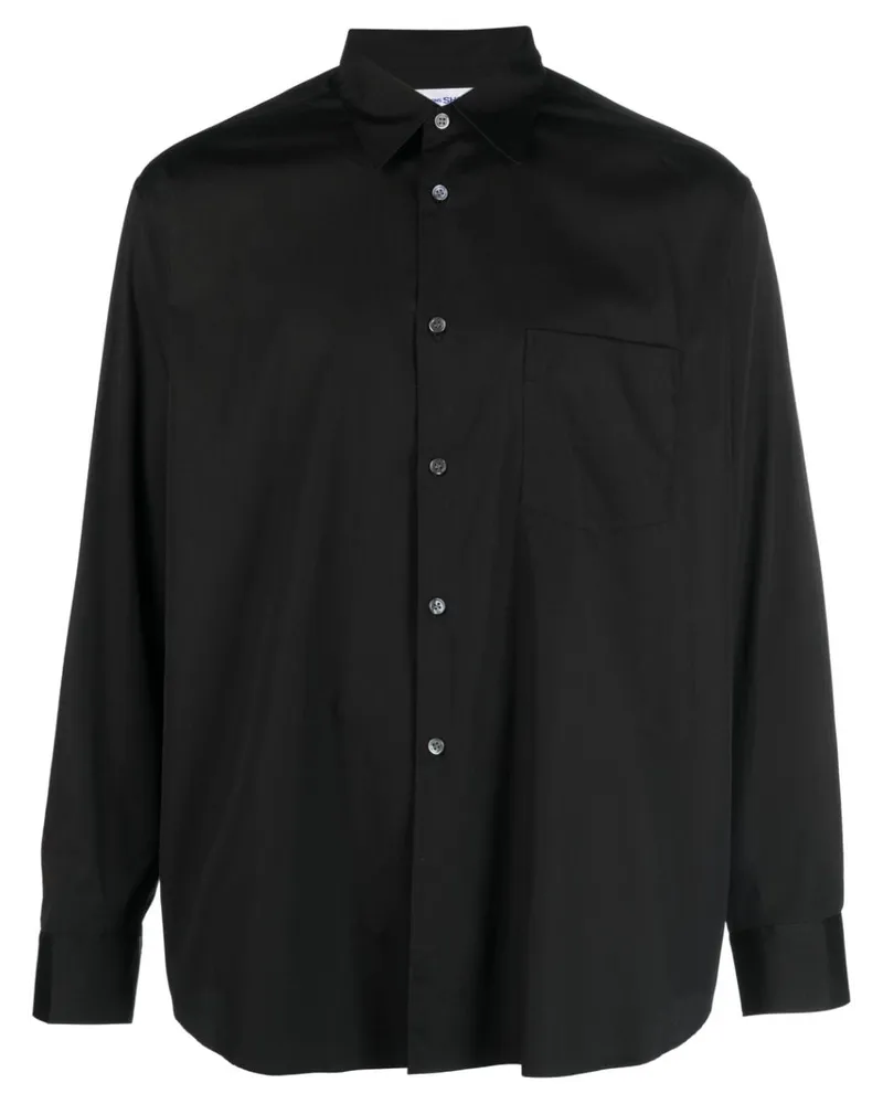 Comme des Garçons Klassisches Hemd - Schwarz Schwarz