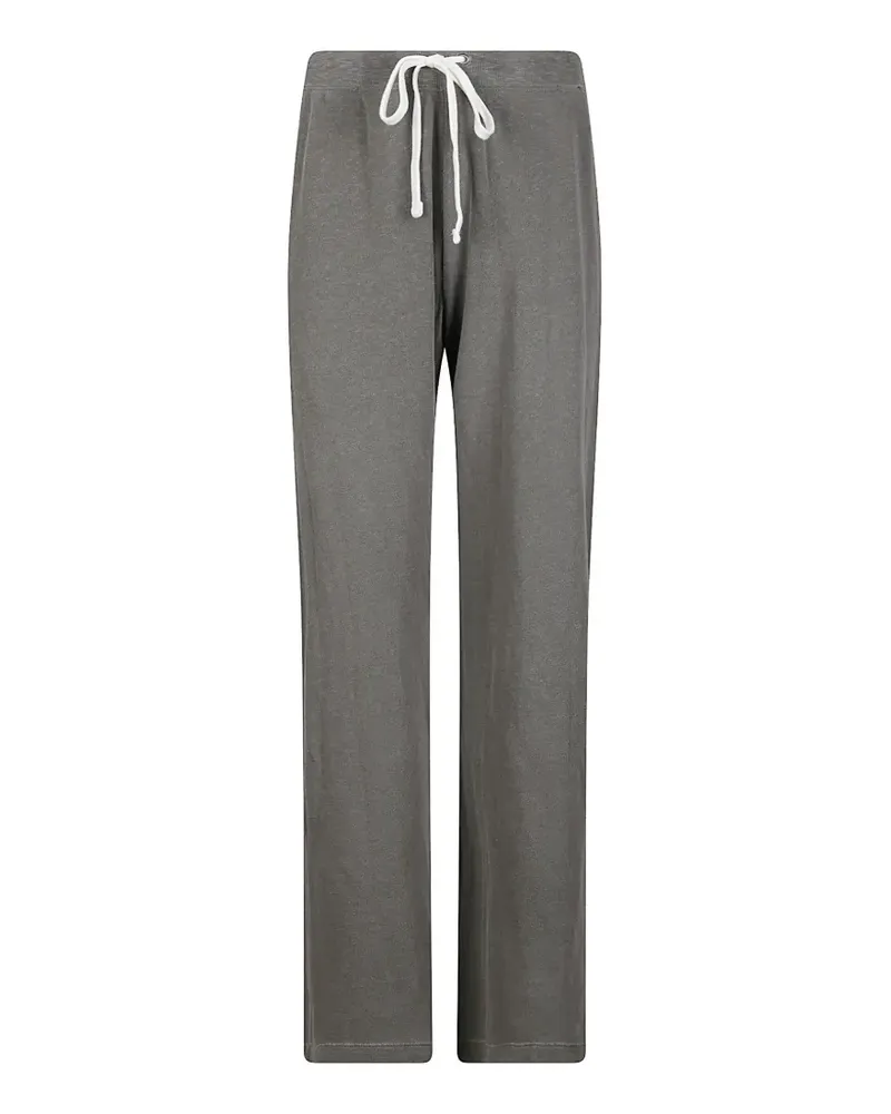 James Perse drawstring wide-leg track pants - Grau Grau