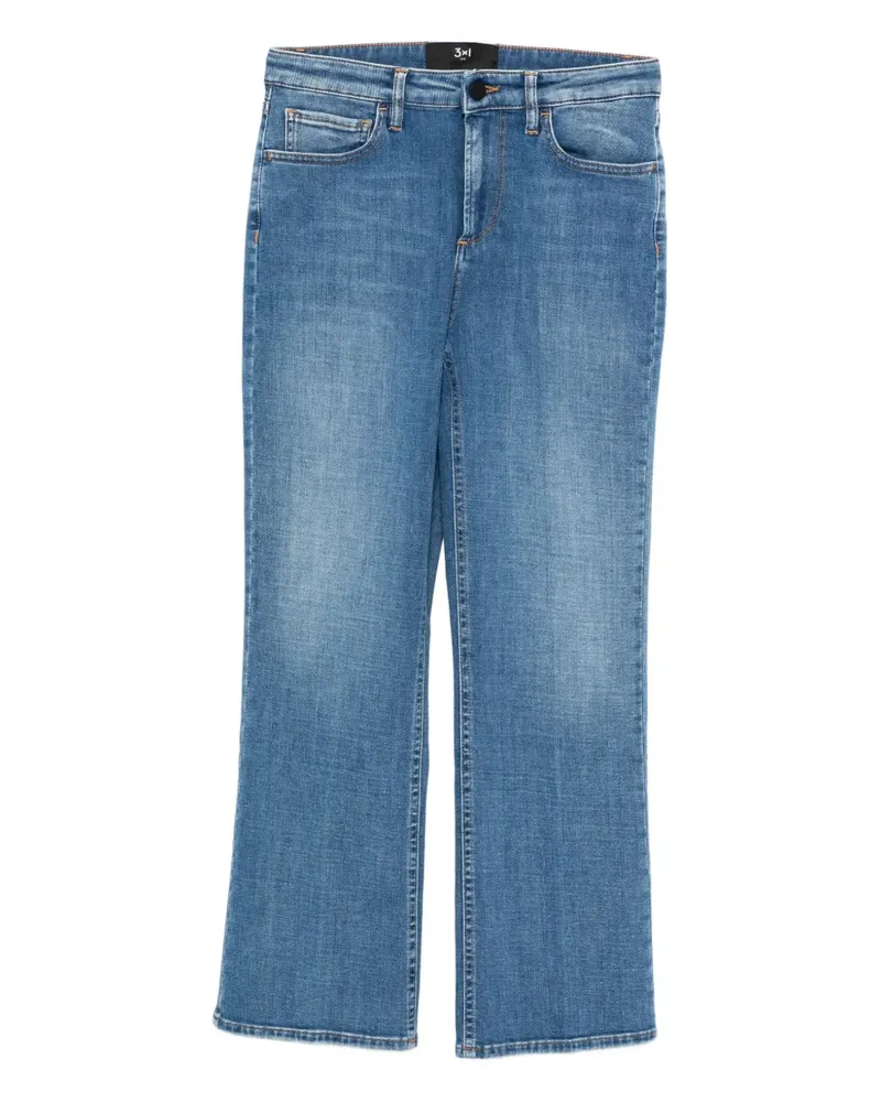 3x1 Five-Pocket-Jeans - Blau Blau