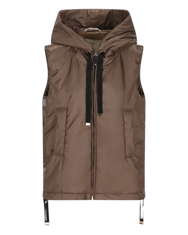 Max Mara hooded zip-up gilet - Braun Braun