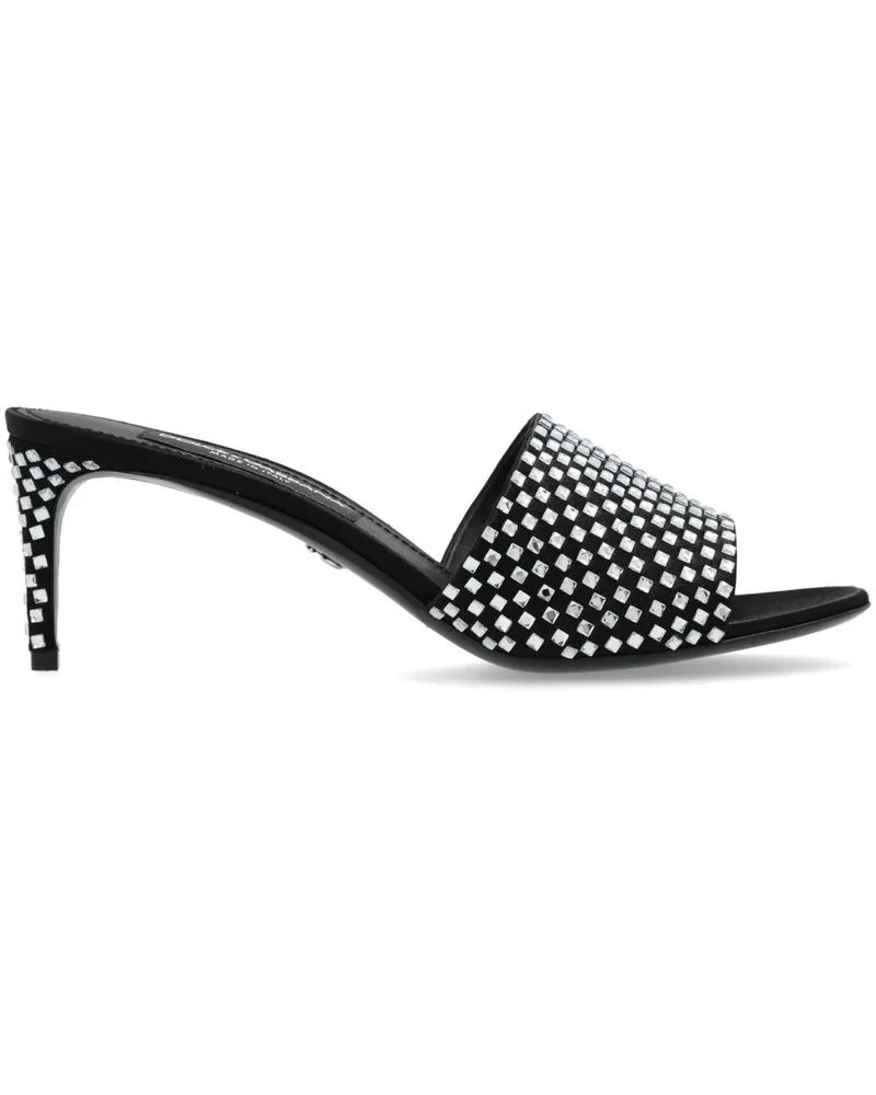 Dolce & Gabbana Satin-Mules 65mm - Schwarz Schwarz