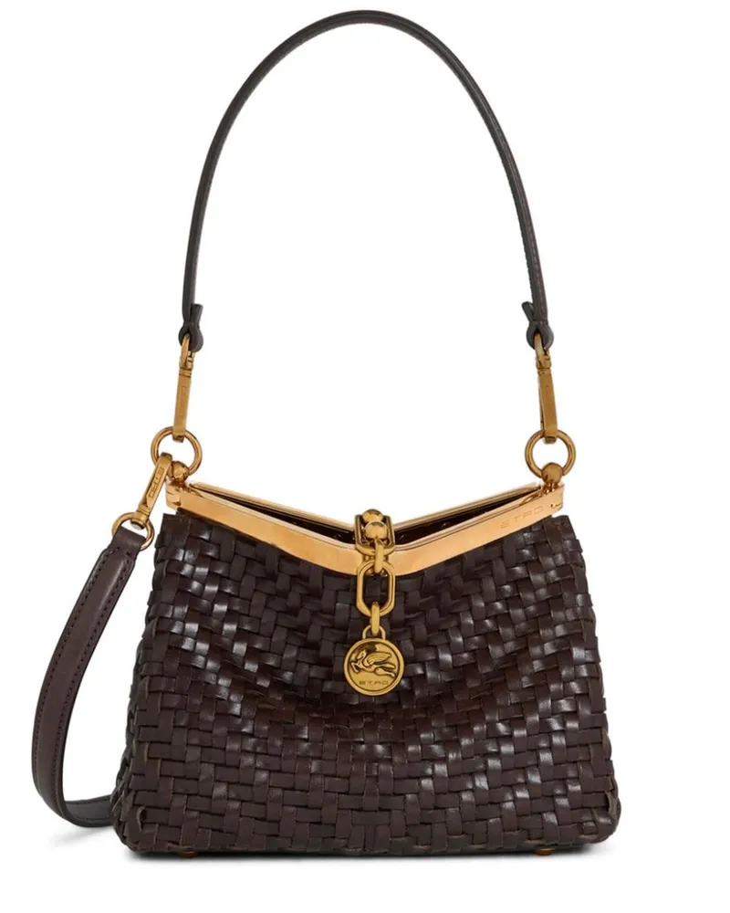 Etro Kleine Vela Schultertasche - Braun Braun