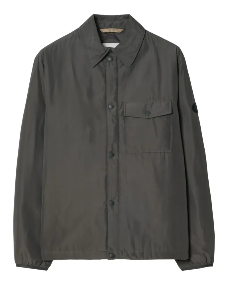 Burberry Check Dalewood Hemdjacke - Grau Grau