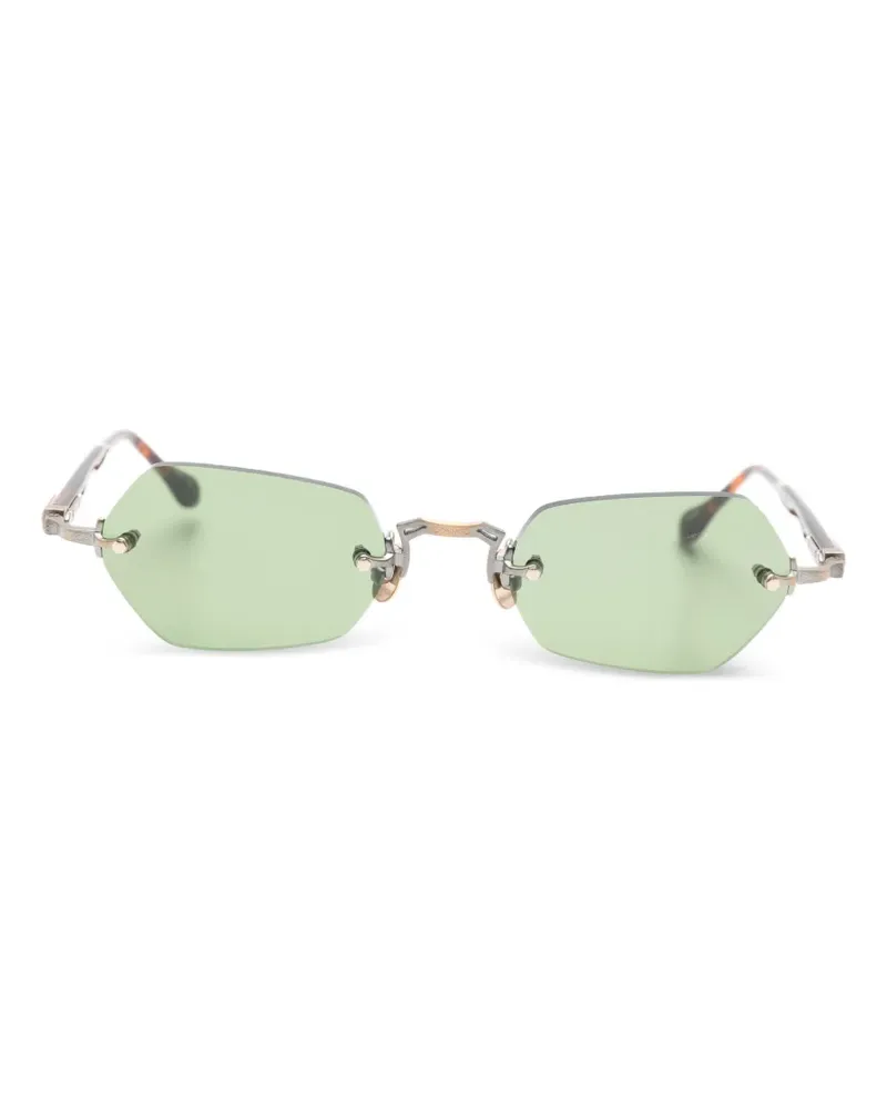 MATSUDA geometric rimless sunglasses - Silber Silber