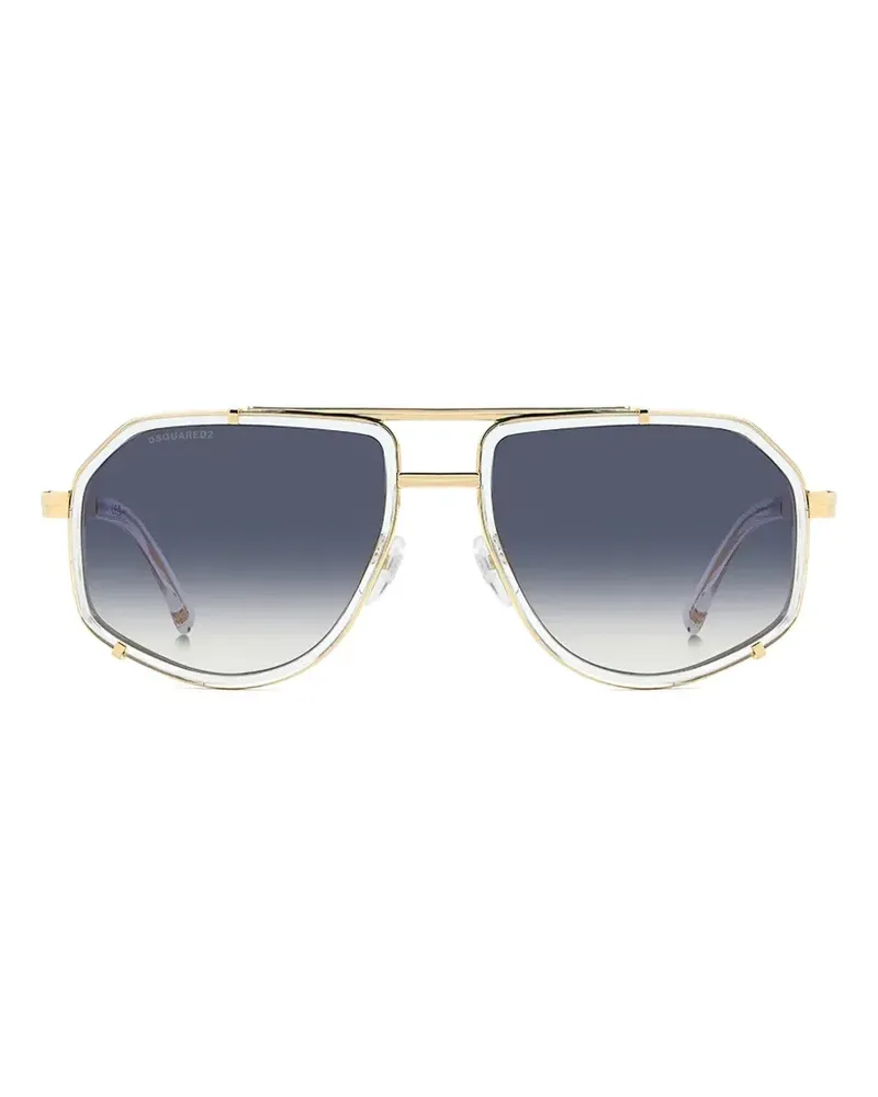 Dsquared2 geometric-frame sunglasses - Gold Gold