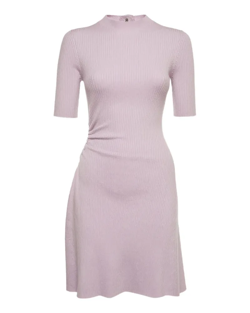 Maje Parma rib-knit dress - Rosa Rosa