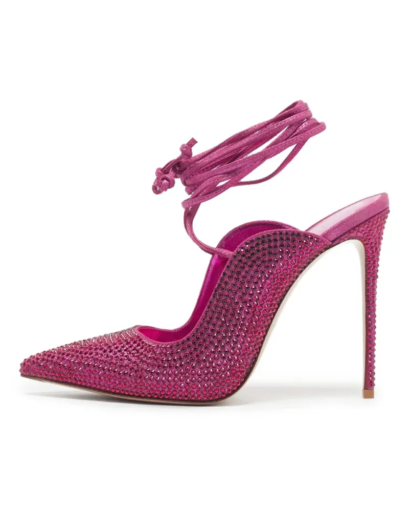 Le Silla Pumps mit Kristallen - Rosa Rosa