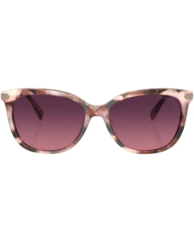 Coach Sonnenbrille in Schildpattoptik - Rosa Rosa