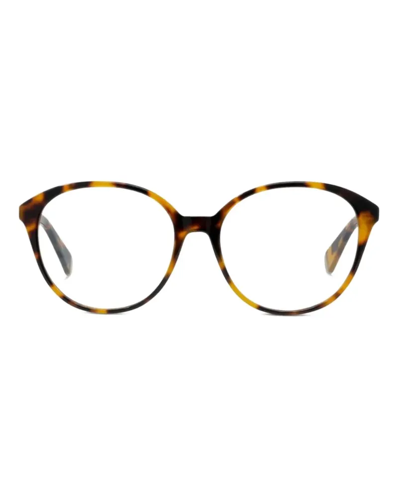 Kenzo Brille mit rundem Gestell - Braun Braun