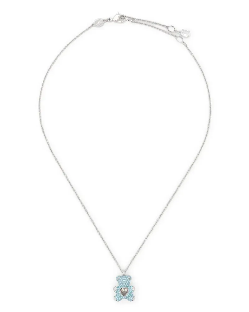 Swarovski Halskette mit Teddy - Silber Silber