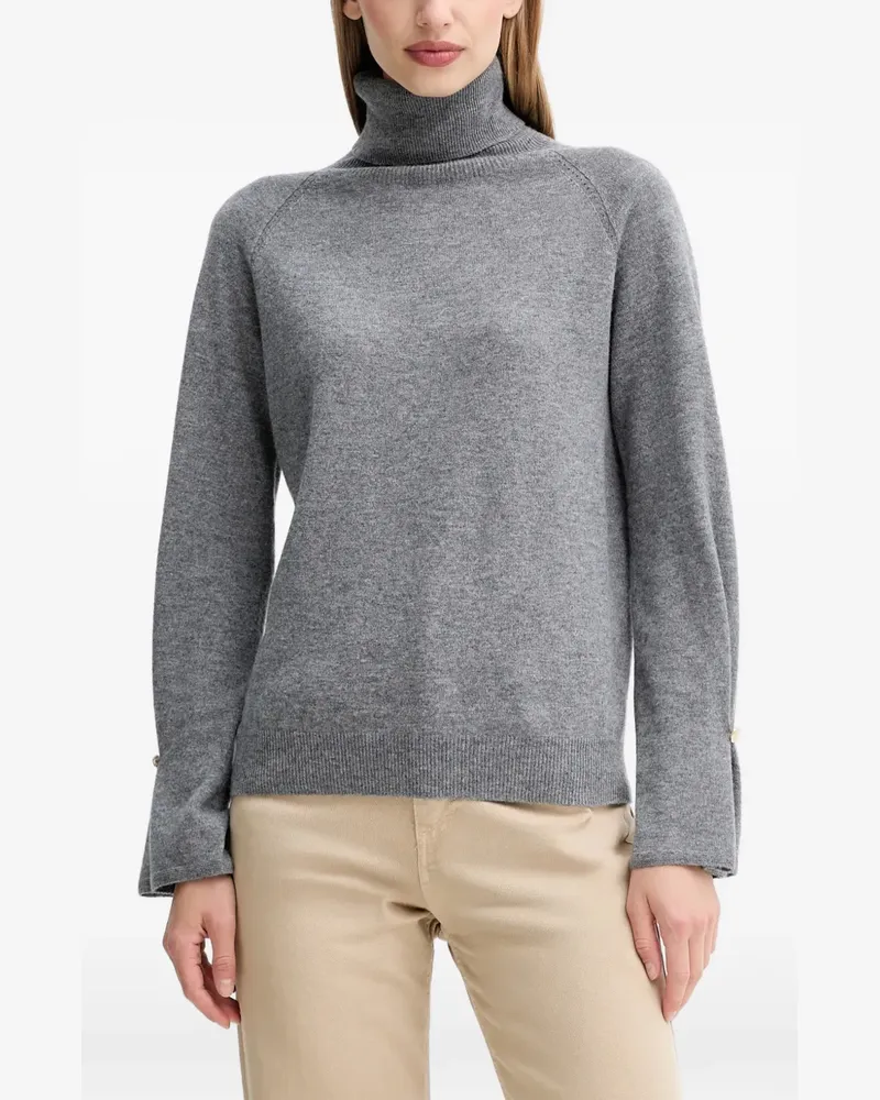 Fracomina roll-neck wool sweater - Grau Grau