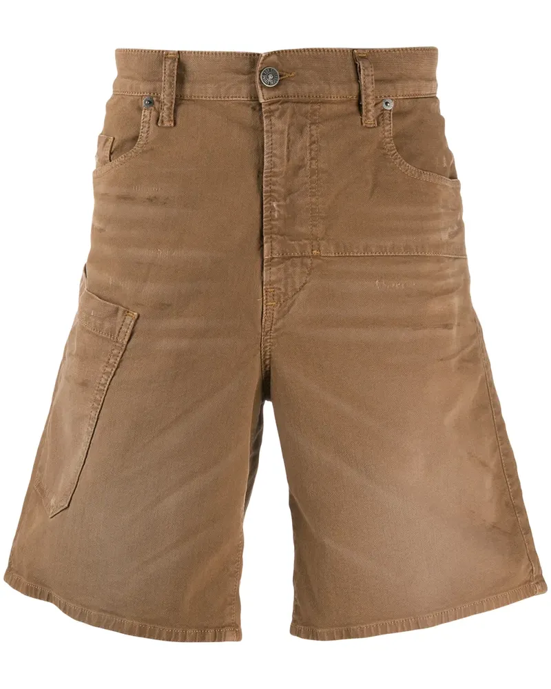 Diesel D-Azerr JoggJeans' Cargo-Shorts - Braun Braun