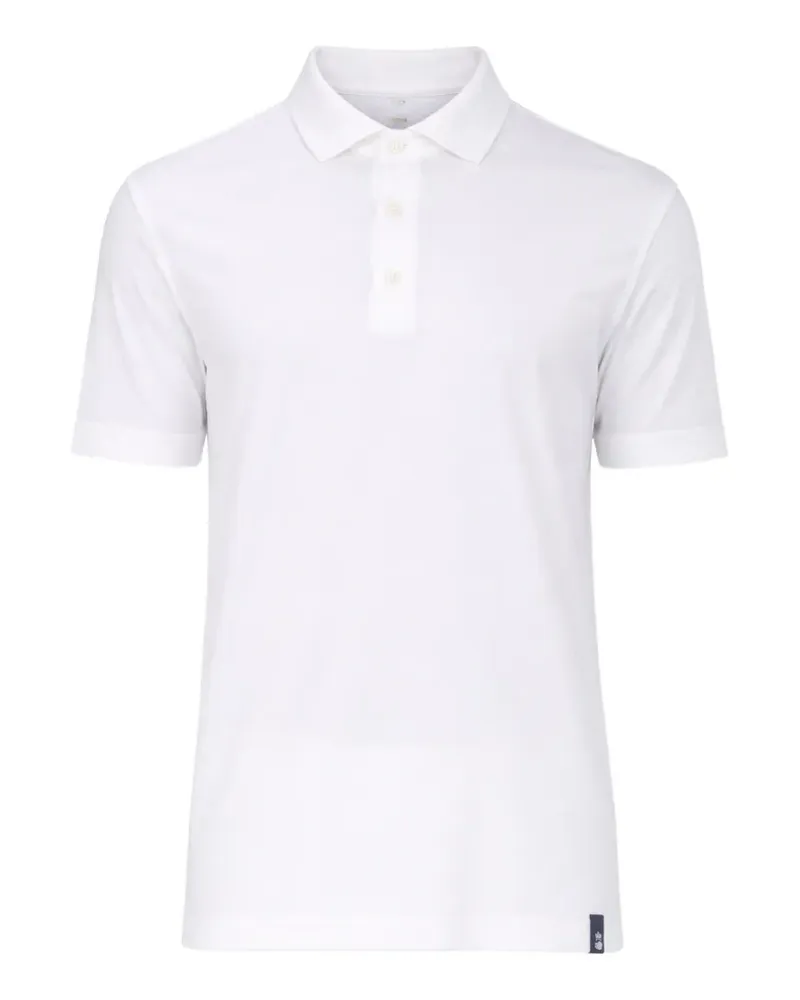 Drumohr  buttoned polo shirt - Weiß Weiß