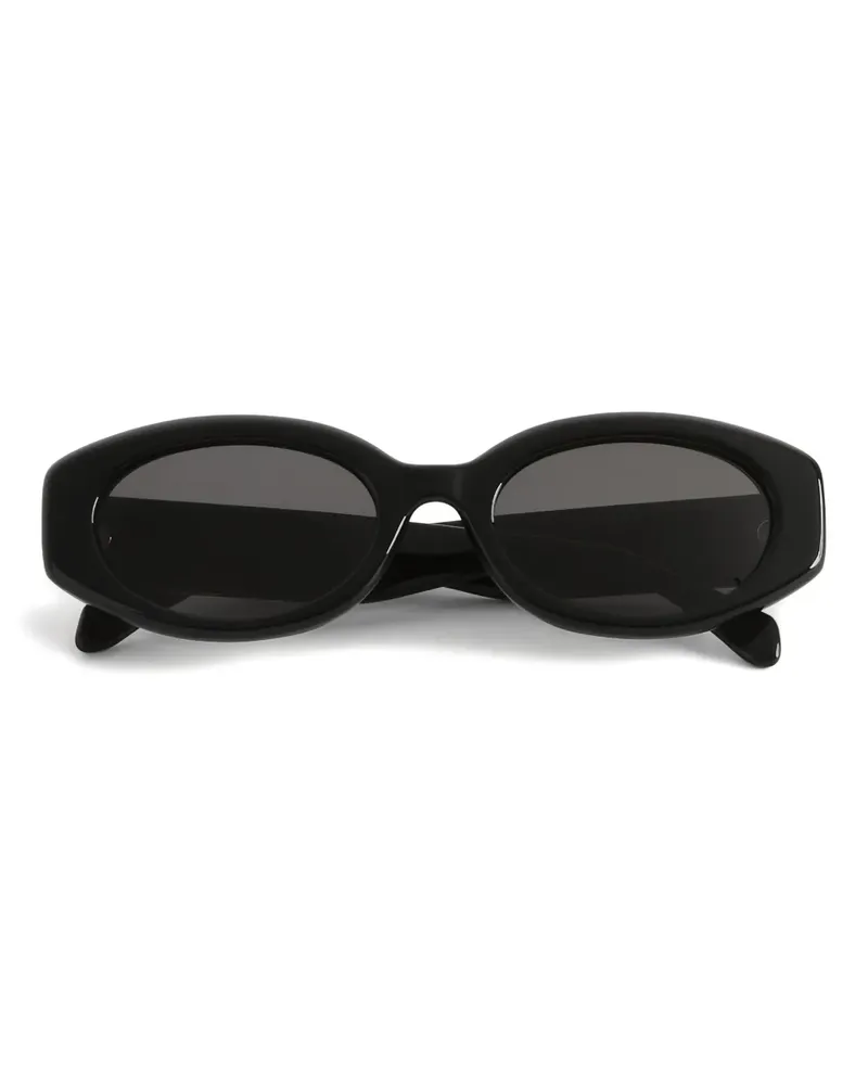 Zadig & Voltaire Sonnenbrille mit ovalem Gestell - Schwarz Schwarz