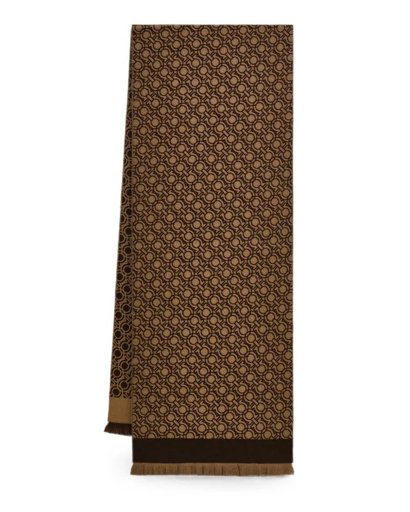 Ferragamo Gancini chain scarf - Nude Nude