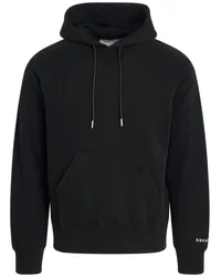 Sacai Simple-print hoodie Schwarz