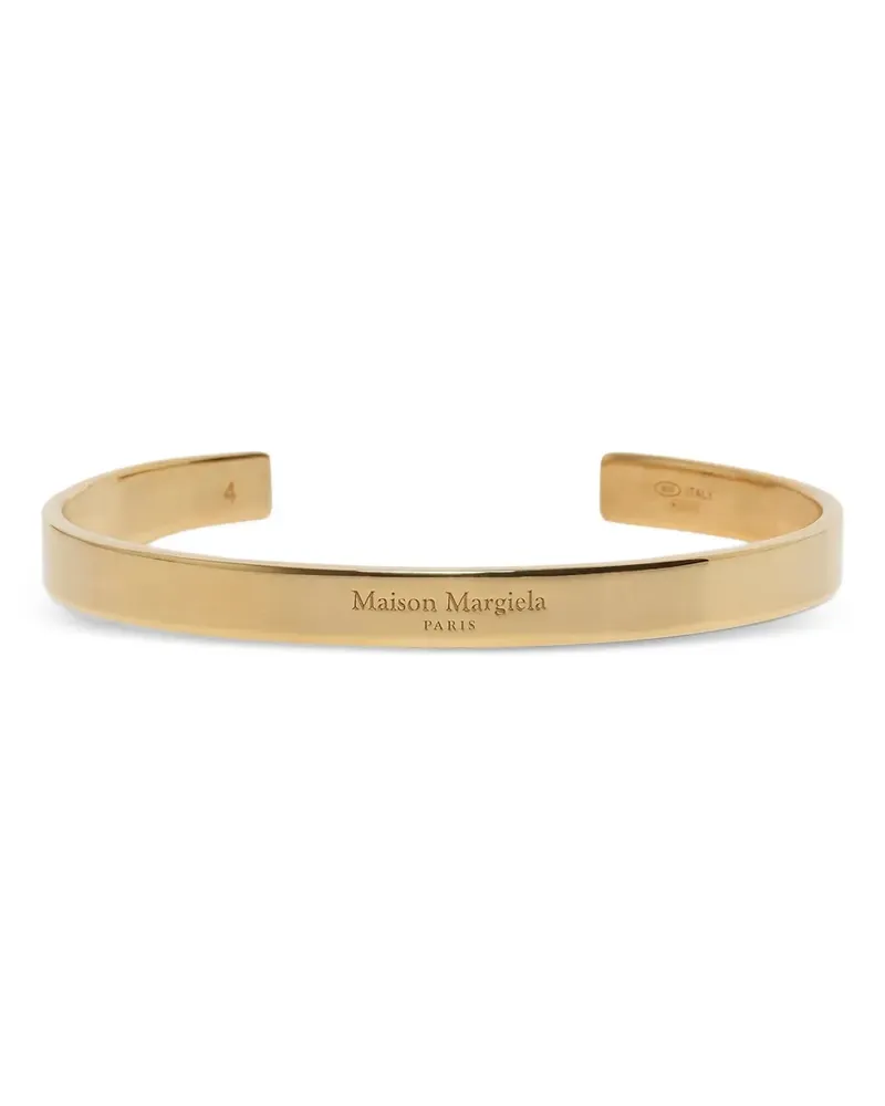 Maison Margiela Armband mit Logo - Gold Gold