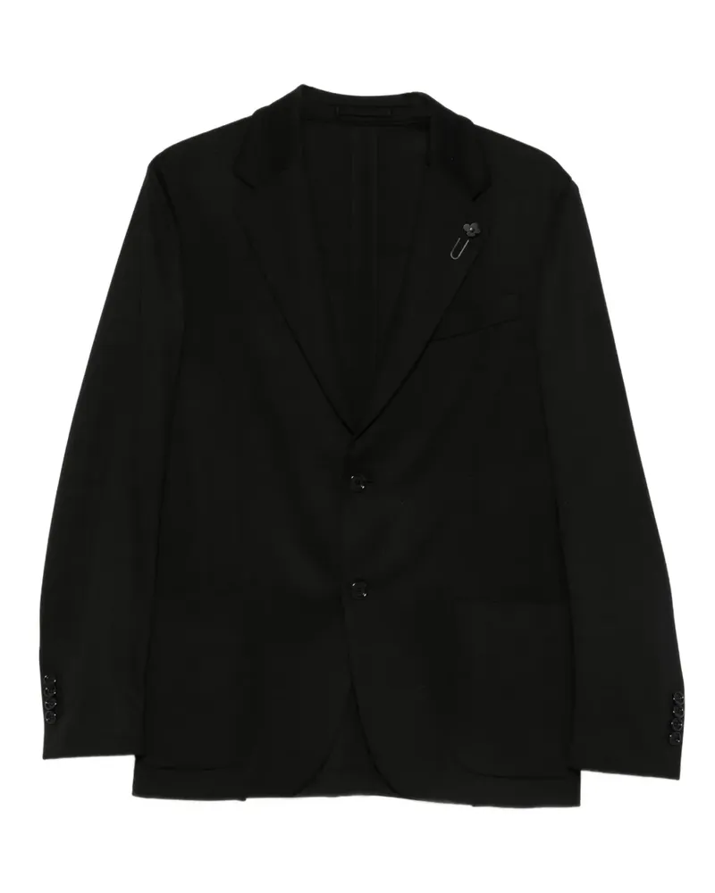 LARDINI Einreihiges Sakko - Schwarz Schwarz