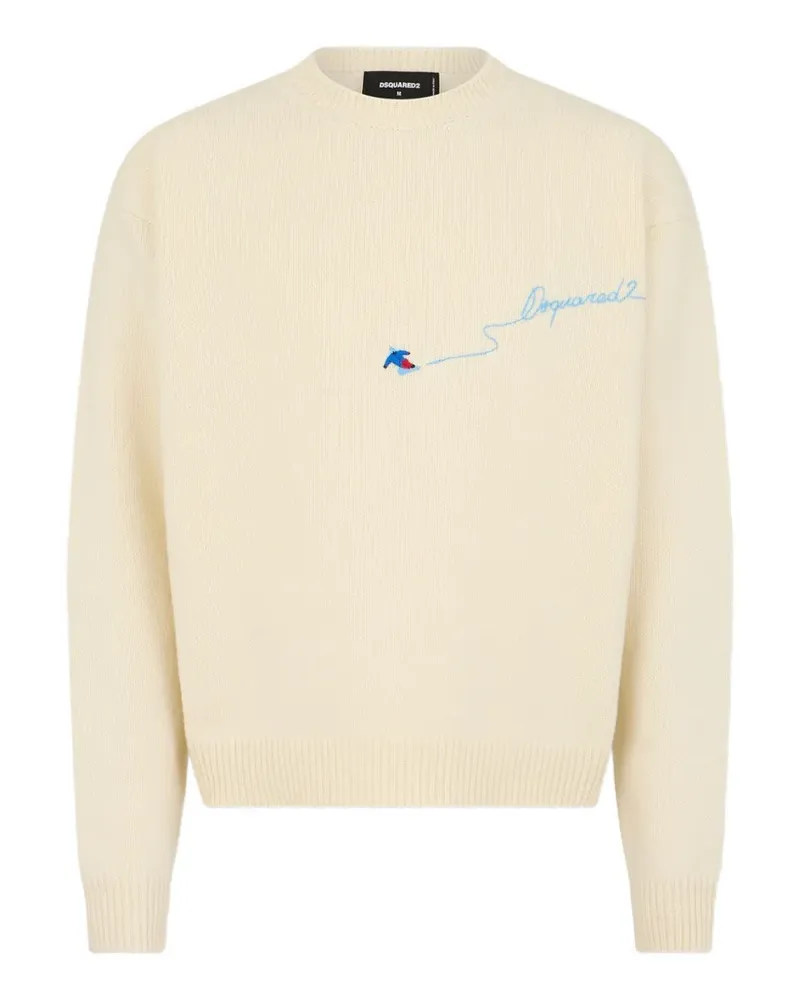 Dsquared2 Pullover mit Rundhalsausschnitt - Nude Nude