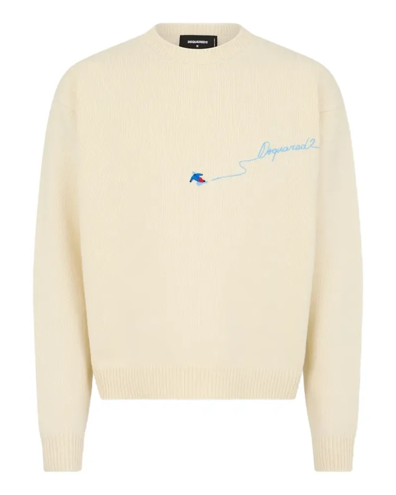 Dsquared2 Pullover mit Rundhalsausschnitt - Nude Nude