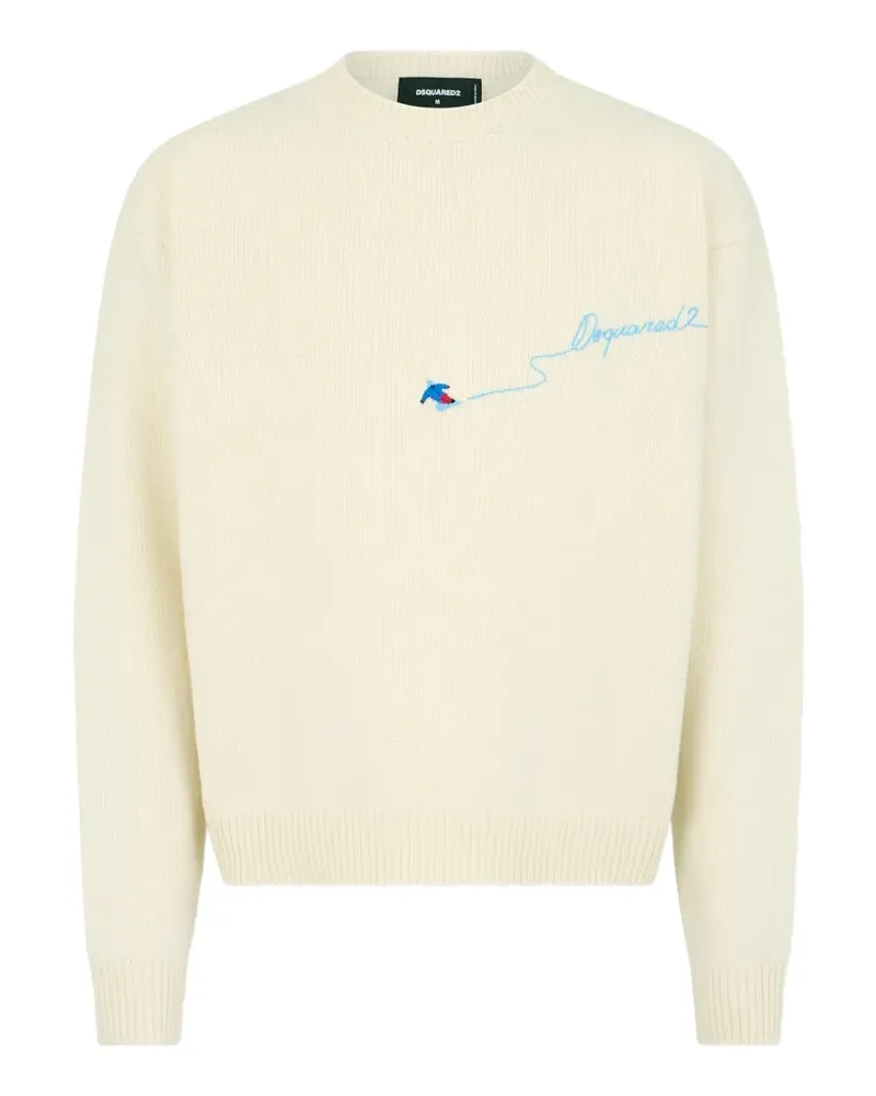 Dsquared2 Pullover mit Rundhalsausschnitt - Nude Nude
