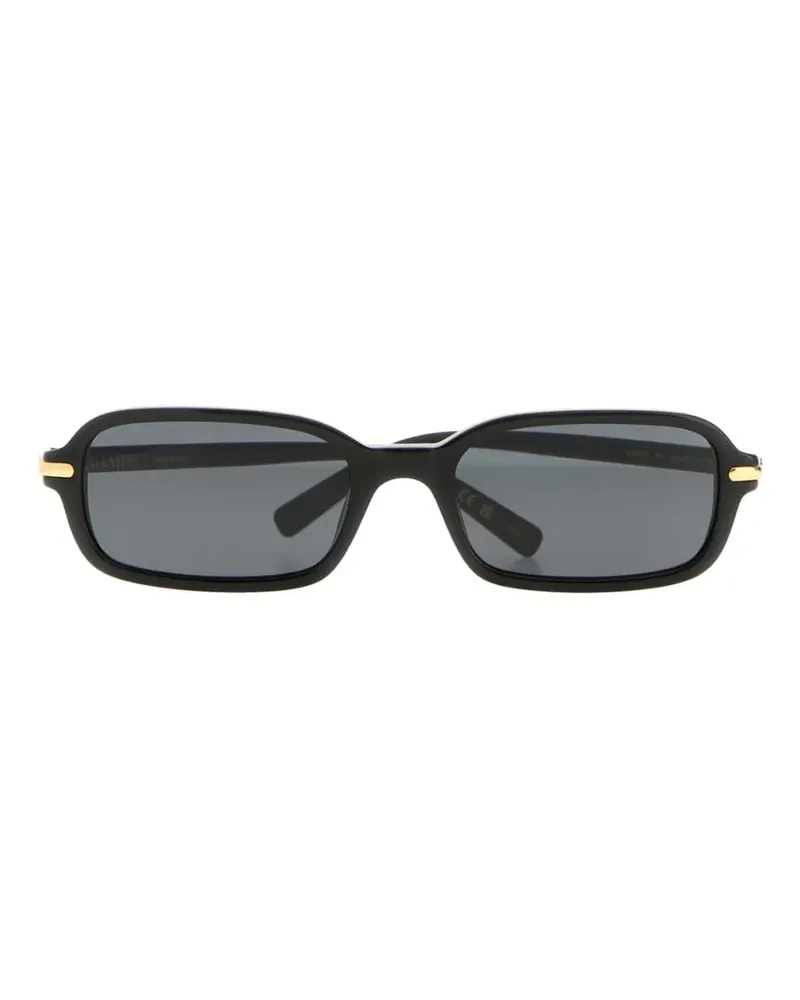 Valentino Garavani Eckige Sonnenbrille mit VLogo-Signatur - Schwarz Schwarz
