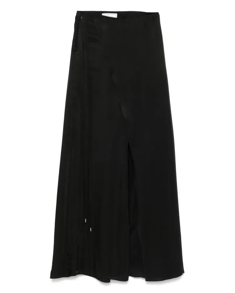 Blumarine Hose aus Satin - Schwarz Schwarz