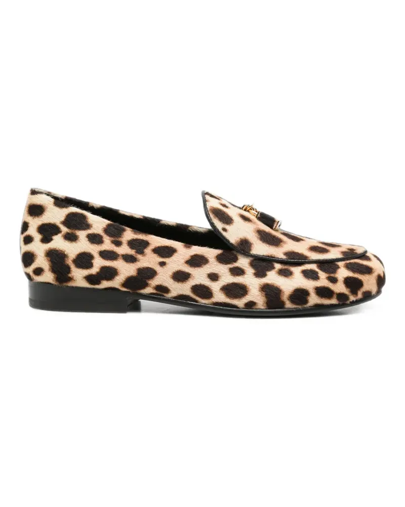 Tory Burch Loafer mit Leopardenprint - Nude Nude